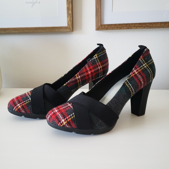 Anne Klein Sport Plaid Pumps Size 9M - Picture 4 of 10